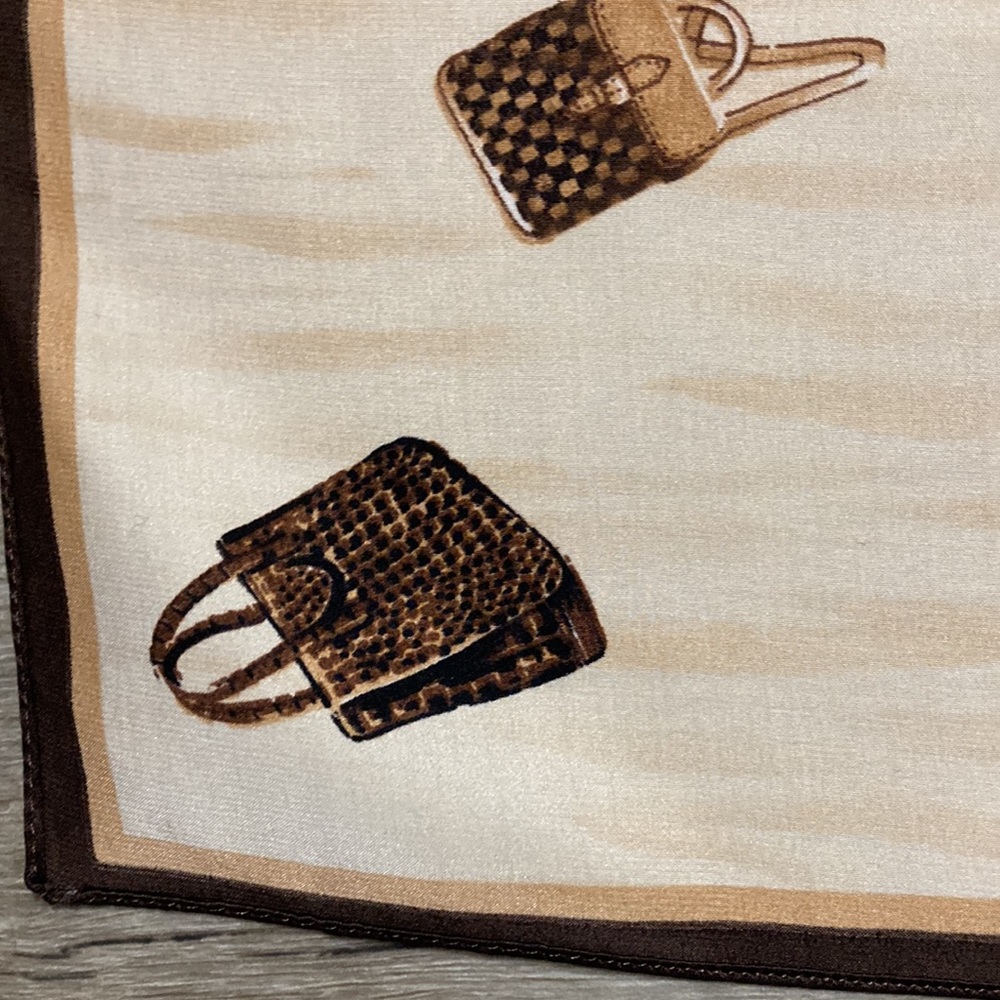 COPY - Unique Silk Square Scarf Pocketbook Purse Bag Shoe Boots Animal Print - Picture 6 of 9